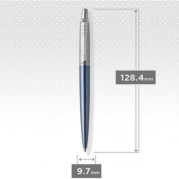 Ручка шариковая Parker JOTTER 17 Waterloo Blue CT BP (16 832) - Фото 6