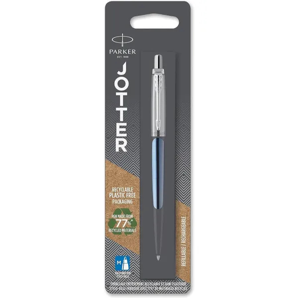 Ручка шариковая Parker JOTTER 17 Waterloo Blue CT BP блистер (16 836) - Фото 5