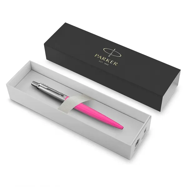 Ручка шариковая Parker JOTTER 17 Originals Hot Pink CT BP (15 932_2039) - Фото 4