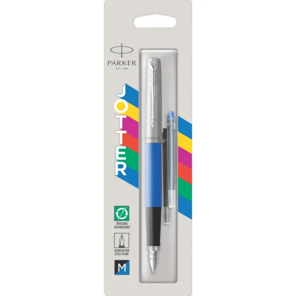 Ручка перьевая Parker JOTTER 17 Originals Blue CT  FP M блистер (15 116) - Фото 2