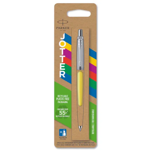 Ручка шариковая Parker JOTTER 17 Originals Yellow CT BP блистер (15 336) - Фото 1