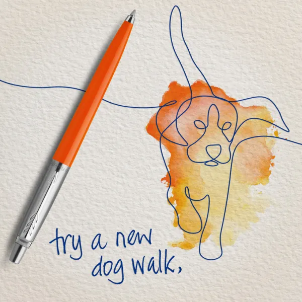 Ручка шариковая Parker JOTTER 17 Originals Orange CT BP блистер (15 436) - Фото 6
