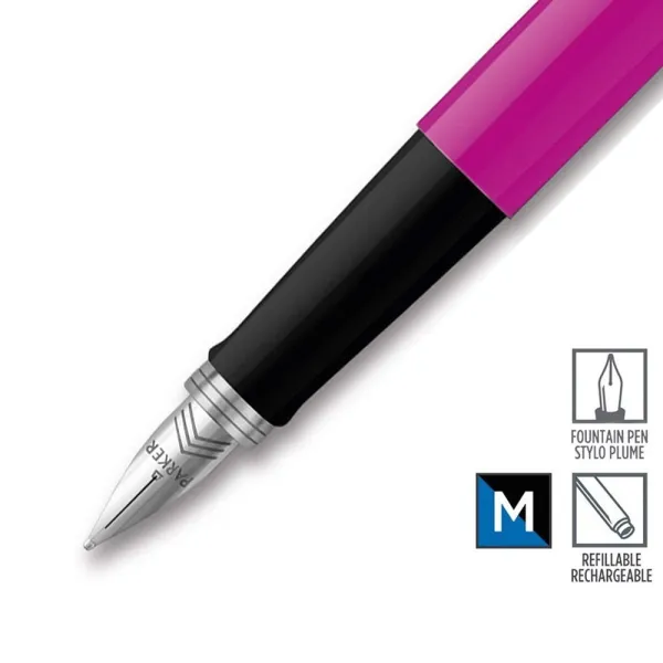 Ручка перьевая Parker JOTTER 17 Originals Magenta CT  FP M блистер (15 516) - Фото 3