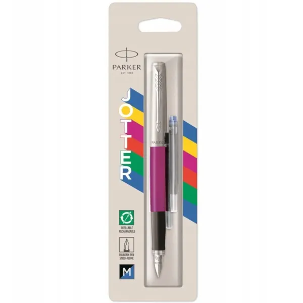 Ручка перьевая Parker JOTTER 17 Originals Magenta CT  FP M блистер (15 516) - Фото 2