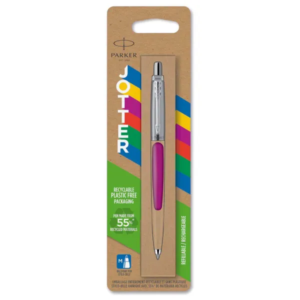 Ручка шариковая Parker JOTTER 17 Originals Magenta CT BP блистер (15 536) - Фото 1