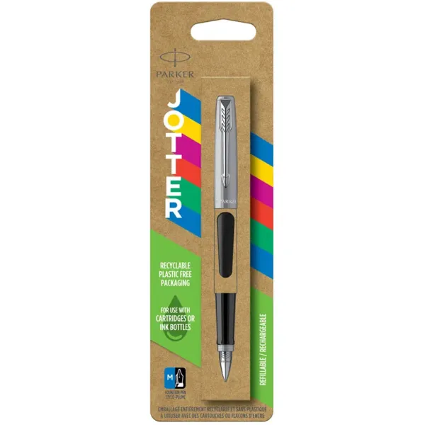 Ручка перьевая Parker JOTTER 17 Originals Black CT  FP M блистер (15 616) - Фото 2
