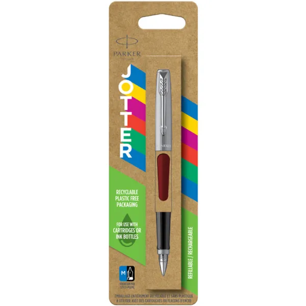 Ручка перьевая Parker JOTTER 17 Originals Red CT  FP M блистер (15 716) - Фото 3