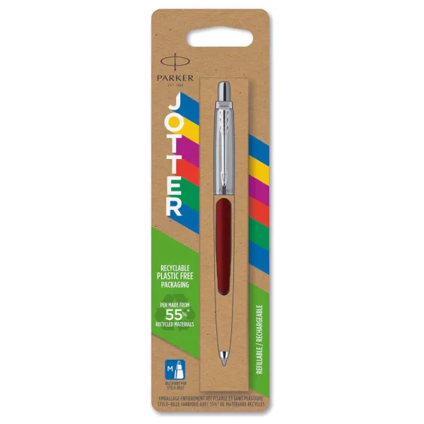 Ручка шариковая Parker JOTTER 17 Originals Red CT BP блистер (15 736) - Фото 5