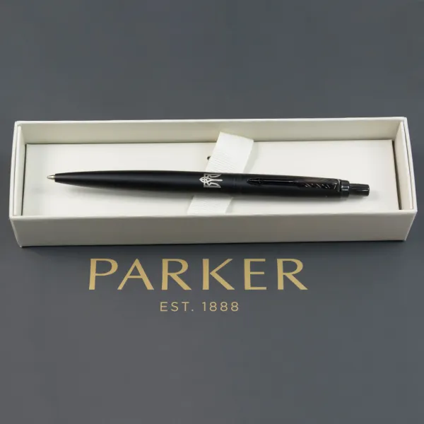 Ручка шариковая Parker JOTTER 17 XL UKRAINE Monochrome Black BT BP Трезубец (12432_TR) - Фото 1