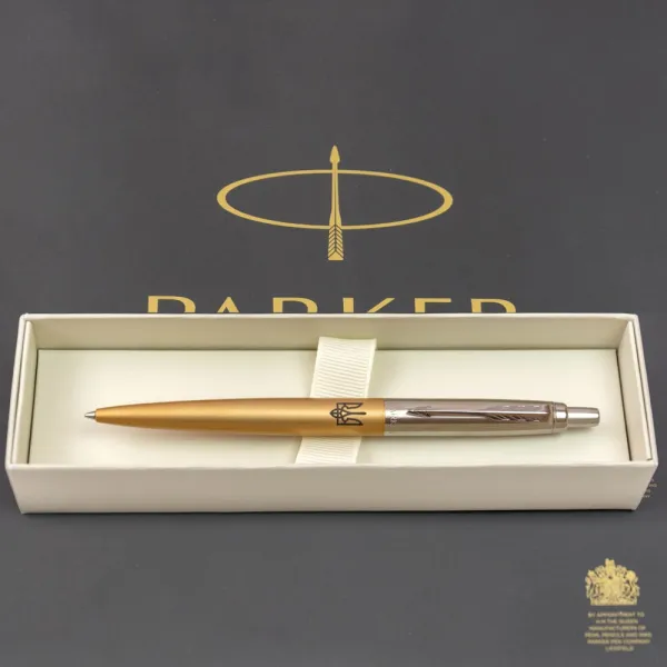 Ручка шариковая Parker JOTTER 17 XL UKRAINE Matt Gold CT BP Тризуб (13432_T001b) - Фото 1