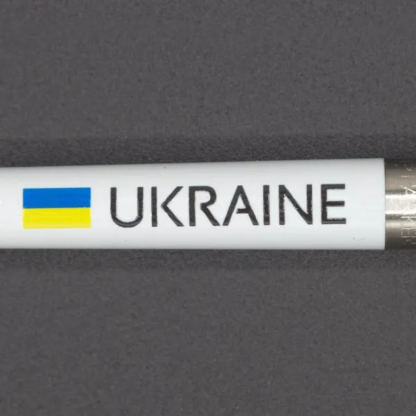 Ручка шариковая Parker JOTTER 17 Originals UKRAINE White CT BP Флаг + Ukraine (15032_T1403u) - Фото 4