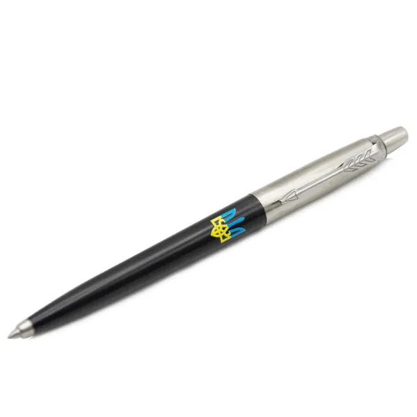 Ручка шариковая Parker JOTTER 17 Originals UKRAINE Black CT BP Тризуб желто-синий (15632_T0016u) - Фото 5