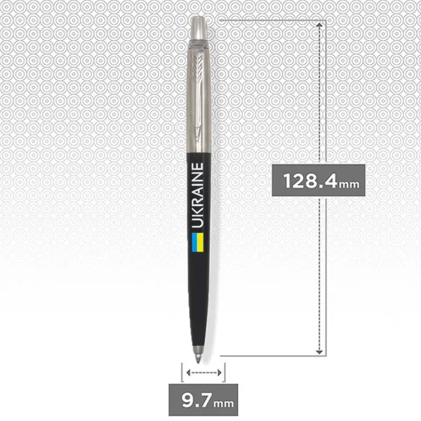 Ручка шариковая Parker JOTTER 17 Originals UKRAINE Black CT BP Флаг + Ukraine (15632_T1400u) - Фото 2
