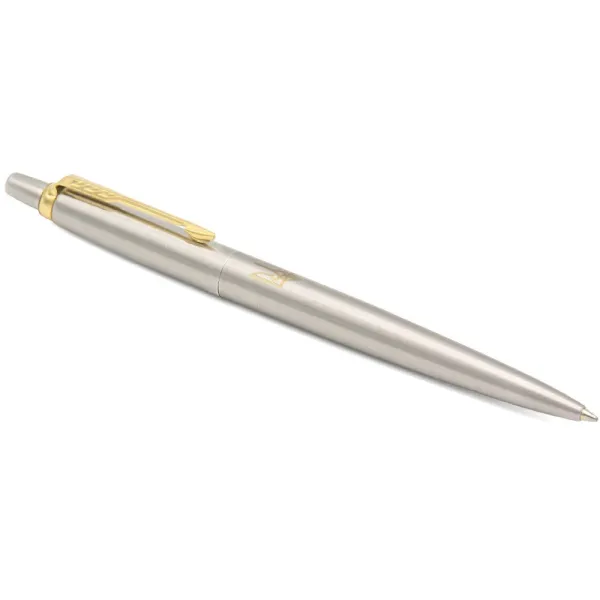 Ручка шариковая Parker JOTTER 17 UKRAINE SS GT BP Тризуб золотой (16032_T001g) - Фото 4