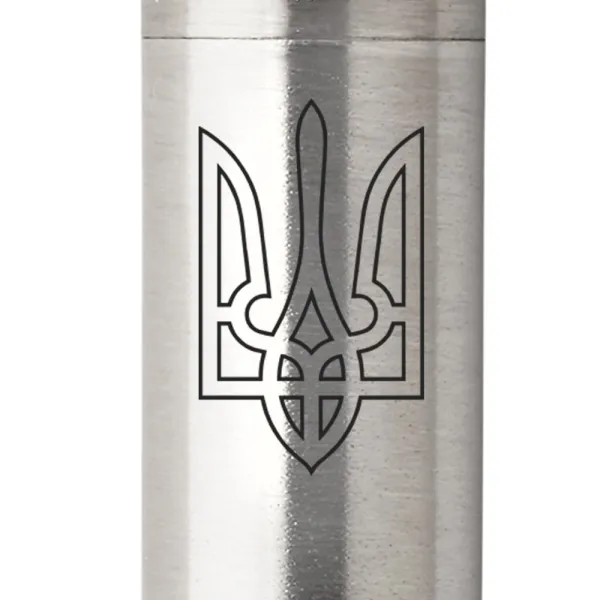 Ручка шариковая Parker JOTTER 17 UKRAINE SS GT BP Тризуб прозрачный (16032_T010b) - Фото 4