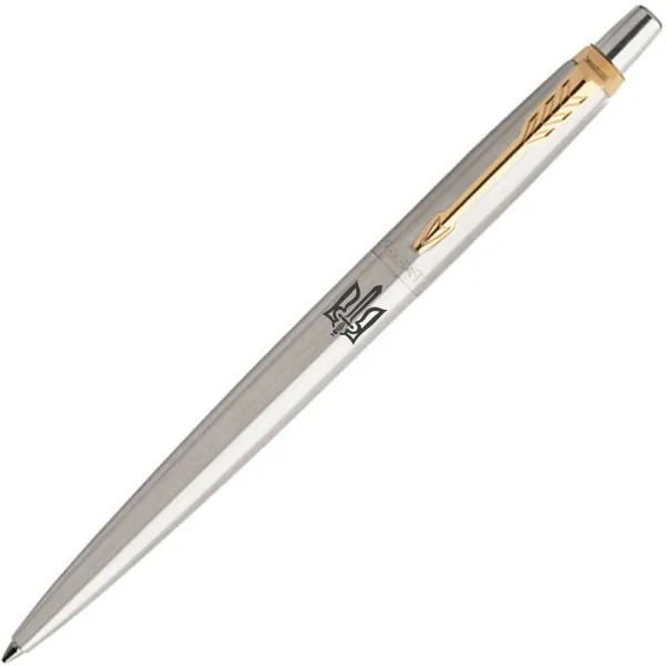 Ручка шариковая Parker JOTTER 17 UKRAINE SS GT BP Тризуб ОУН (16032_T030b) - Фото 4