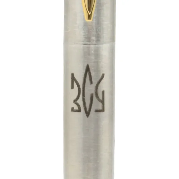 Ручка шариковая Parker JOTTER 17 UKRAINE SS GT BP Тризуб ВСУ (16032_T039b) - Фото 1