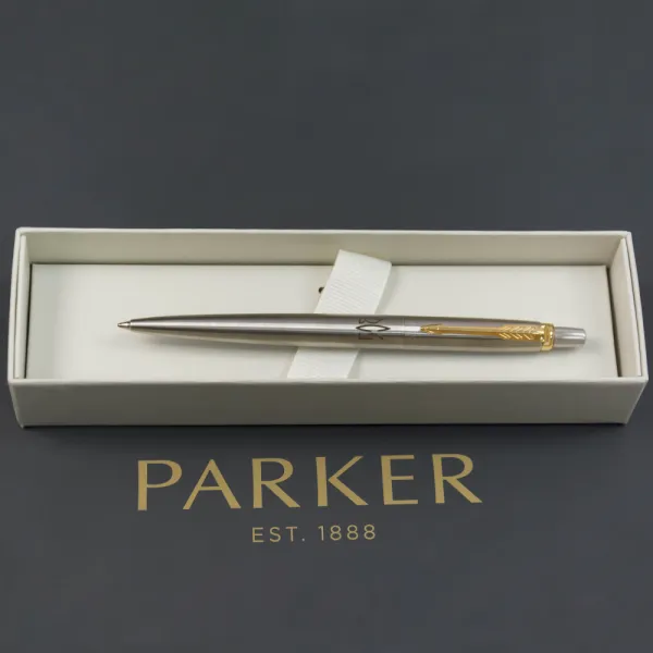 Ручка шариковая Parker JOTTER 17 UKRAINE SS GT BP Тризуб ВСУ (16032_T039b) - Фото 3