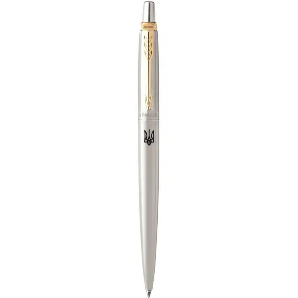 Ручка шариковая Parker JOTTER 17 UKRAINE SS GT BP Тризуб (16032_TR) - Фото 2