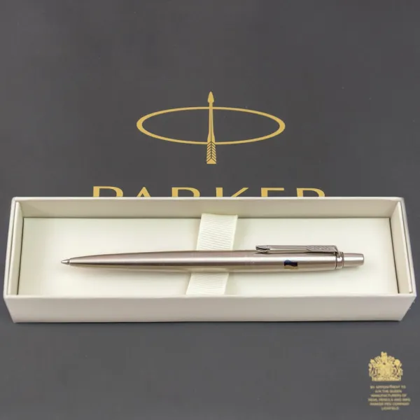 Ручка шариковая Parker JOTTER 17 UKRAINE SS CT BP Флаг желто-синий на колпачке (16132_T008c2) - Фото 2