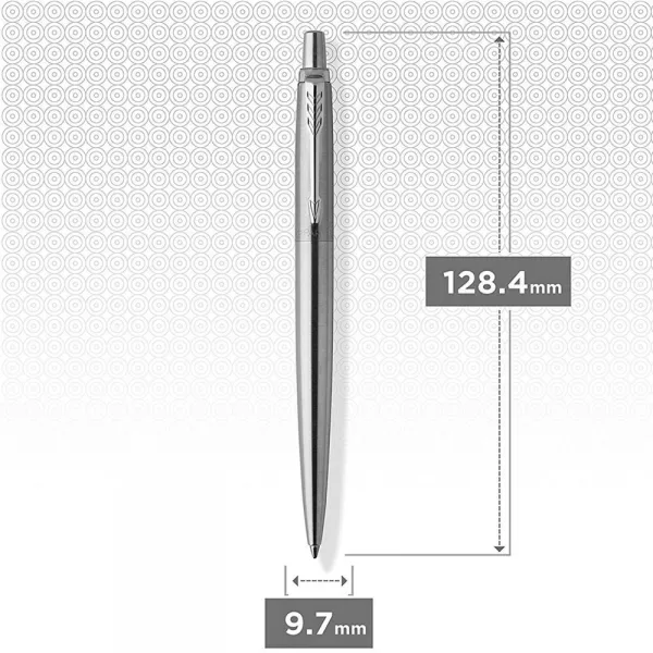 Ручка шариковая Parker JOTTER 17 UKRAINE SS CT BP Тризуб ВСУ (глад.) (16132_T039t) - Фото 4