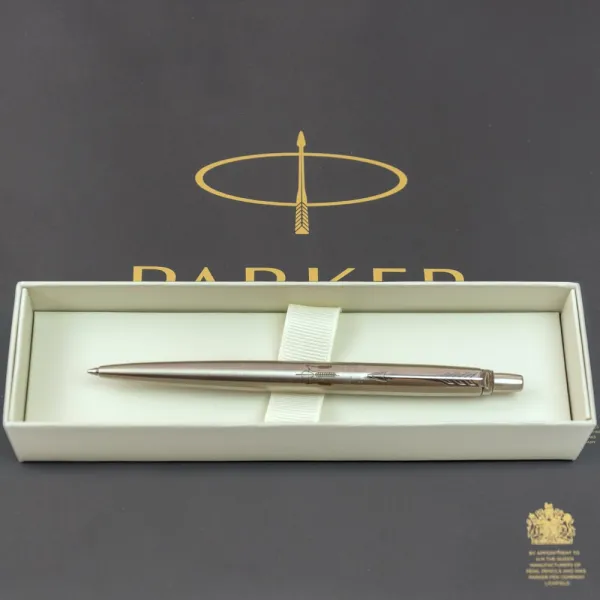 Ручка шариковая Parker JOTTER 17 UKRAINE SS CT BP Тризуб из колосков (16132_T059b) - Фото 2