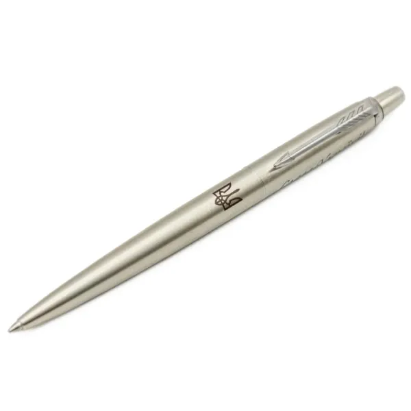 Ручка шариковая Parker JOTTER 17 UKRAINE SS CT BP Тризуб + Слава Украине! + Героям Слава! (16132_T210b) - Фото 5