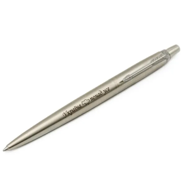 Ручка шариковая Parker JOTTER 17 UKRAINE SS CT BP Украина превыше всего (16132_T212b) - Фото 2