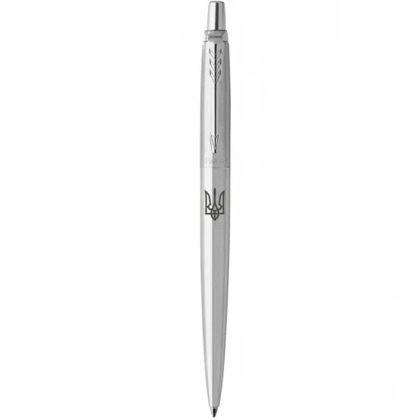 Ручка шариковая Parker JOTTER 17 UKRAINE SS CT BP Тризуб (16132_TR) - Фото 4