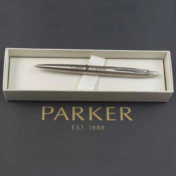Ручка шариковая Parker JOTTER 17 UKRAINE SS CT BP Тризуб Слава Украине (16132_TR3) - Фото 1