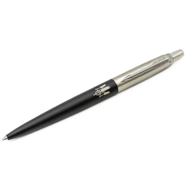 Ручка шариковая Parker JOTTER 17 UKRAINE Bond Street Black CT BP Тризуб из колосков (16232_T059w) - Фото 4