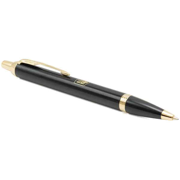 Ручка шариковая Parker IM 17 UKRAINE Black GT BP Герб Украины (22032_T005y) - Фото 3