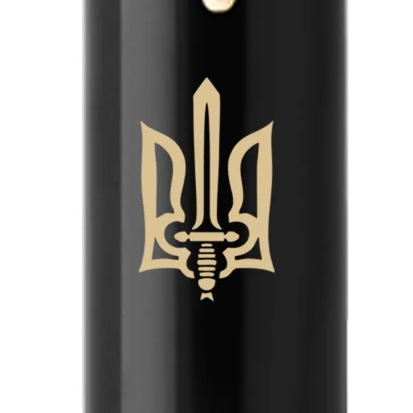 Ручка шариковая Parker IM 17 UKRAINE Black GT BP Тизуб ОУН (22032_T030y) - Фото 2