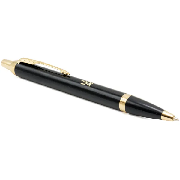 Ручка шариковая Parker IM 17 UKRAINE Black GT BP Тризуб ВСУ (22032_T039y) - Фото 2
