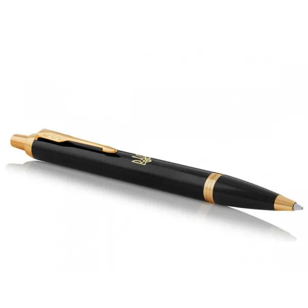 Ручка шариковая Parker IM 17 UKRAINE Black GT BP Тризуб (22032_TR) - Фото 5
