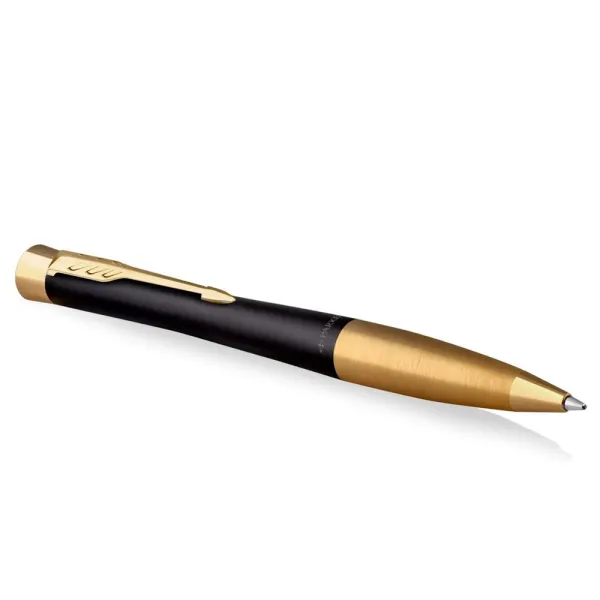 Ручка шариковая Parker URBAN 17 UKRAINE Muted Black GT BP Тризуб на торце (30035_TR) - Фото 4