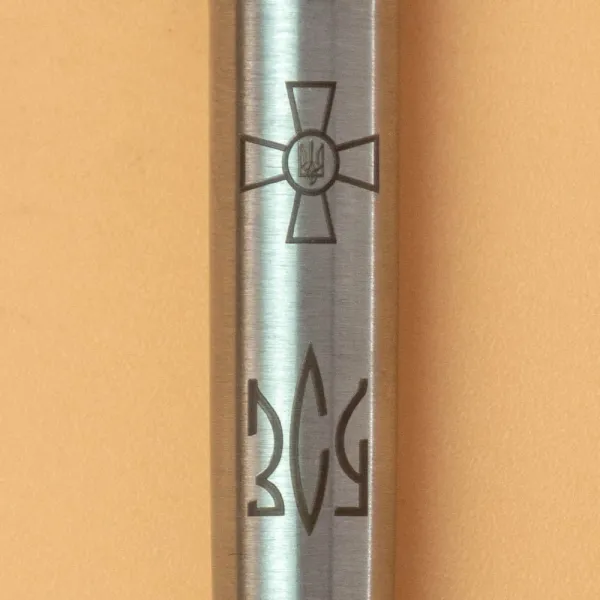 Ручка шариковая Parker JOTTER 17 ARMY SS CT BP Эмблема ВСУ + Тризуб ВСУ (16132_W101b) - Фото 5