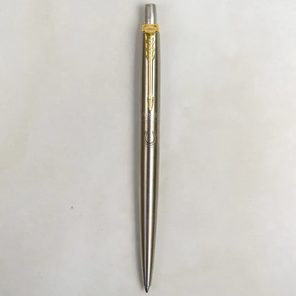 Ручка шариковая Parker JOTTER 17 DESIGN SS GT BP Подкова на счастье (16032_R106b) - Фото 4
