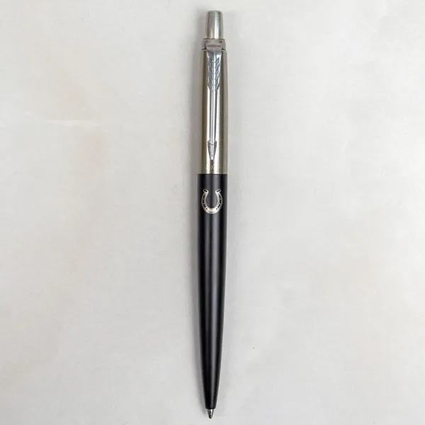 Ручка шариковая Parker JOTTER 17 DESIGN Bond Street Black CT BP Подкова на счастье (16232_R107w) - Фото 3