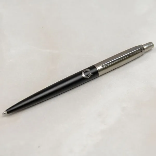 Ручка шариковая Parker JOTTER 17 DESIGN Bond Street Black CT BP Подкова на счастье (16232_R107w) - Фото 6