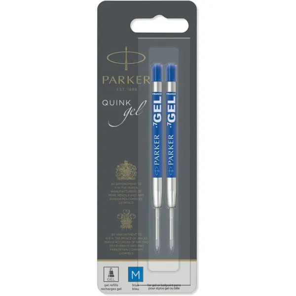 Стержень гелевый Parker GEL синий M 0,7 блистер 2 шт (10 332BLU2) - Фото 5