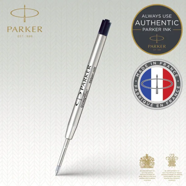 Стержень шариковый Parker QuinkFlow черный B 1,2 блистер (10 233BK) - Фото 2