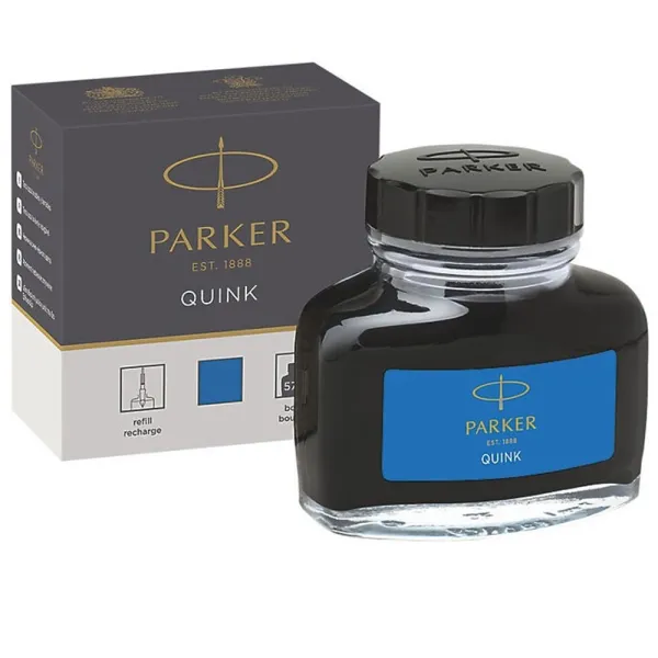 Чорнило Parker Quink 57 мл сині, що змиваються (11 010WBL) - Фото 4