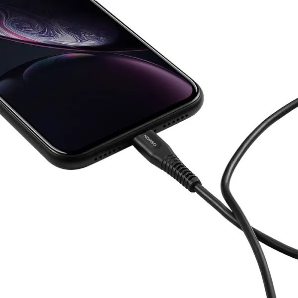 Кабель USB Type-C MFI-4 to Lightning 1.2м чорний Canyon (CNS-MFIC4B) - Фото 2