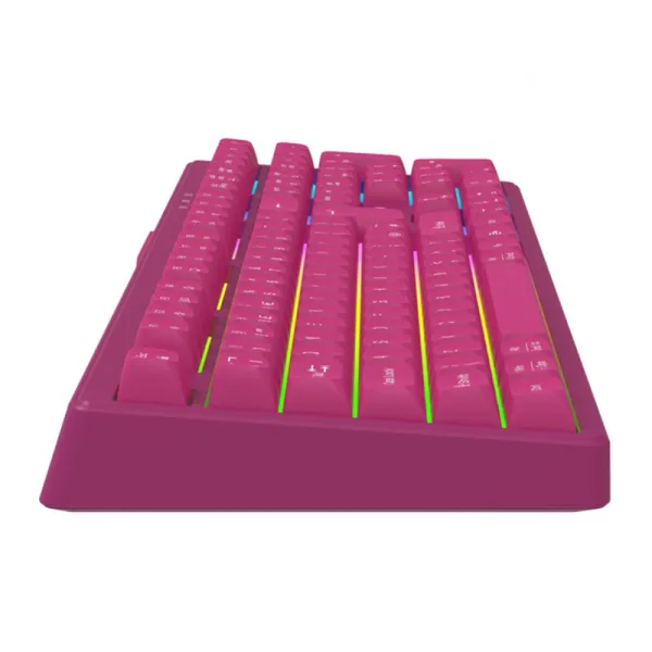 Клавіатура ігрова USB, BT, 2,4 WL, батарея 2000 мАч, RGB, Canyon (CND-SKBW2) - Фото 3