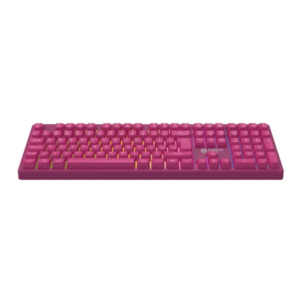 Клавіатура ігрова USB, BT, 2,4 WL, батарея 2000 мАч, RGB, Canyon (CND-SKBW2) - Фото 4