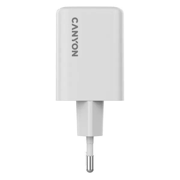Устройство зарядное CU45CC GaN 45W 2xPD EU белое Canyon (CNS-CUW45CC) - Фото 2