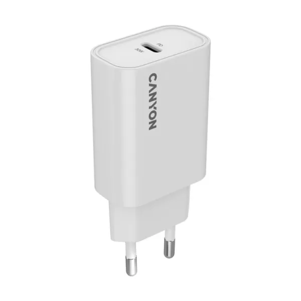 Устройство зарядное OnCharge 30CL Max Power 30W 1xPD EU белое Canyon (CNE-CHA30CLLW) - Фото 12