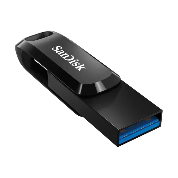 Накопитель USB 3.1 Type-A + Type-C 512GB Ultra Dual Drive Go, чёрный SanDisk (SDDDC3-512G-G46) - Фото 3