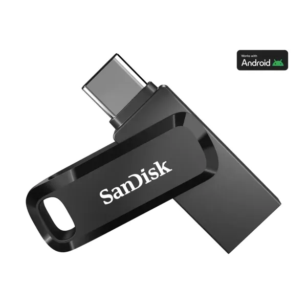 Накопитель USB 3.1 Type-A + Type-C 512GB Ultra Dual Drive Go, чёрный SanDisk (SDDDC3-512G-G46) - Фото 6